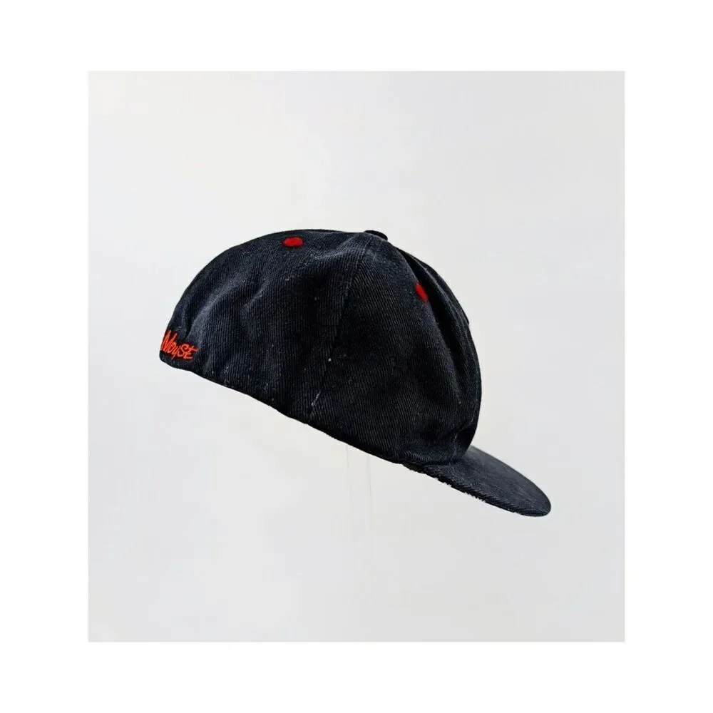 Disney Parks Angry Mickey Mouse‎ Hat Youth Black Graffiti Streetwear